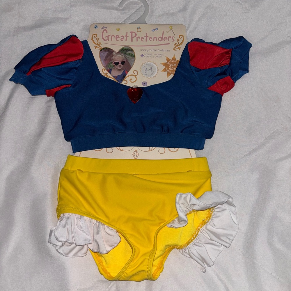 Snow White Inspired Swim Suit